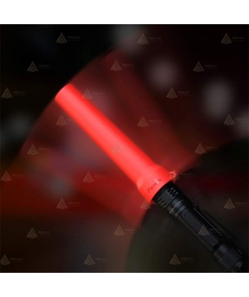 Cono rojo de tráfico para distintos modelos de linternas Fenix