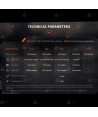 Linterna táctica recargable USB Fenix PD32R (1.400 lúmenes)