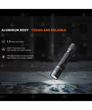 Linterna táctica recargable USB Fenix PD32R (1.400 lúmenes)