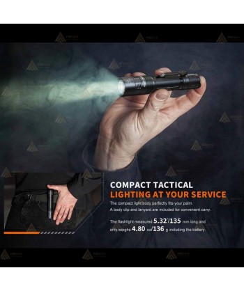 Linterna táctica recargable USB Fenix PD32R (1.400 lúmenes)