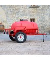 Remolque contra incendios con motobomba 71 L/min y 40 Bar.