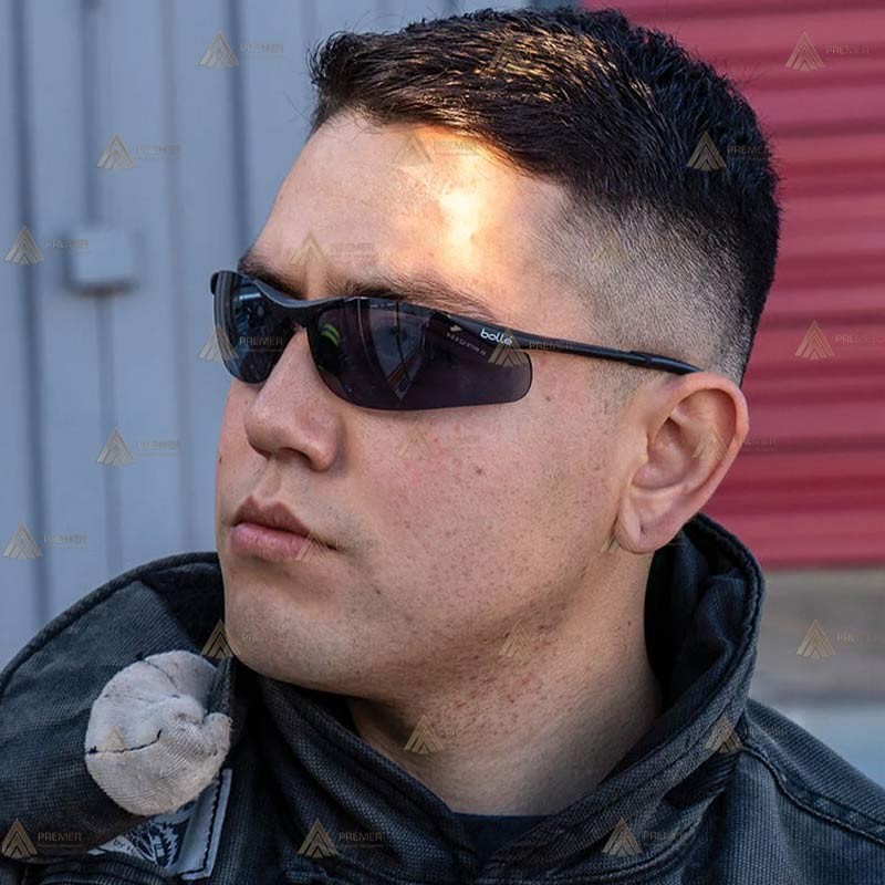 Gafas balísticas CONTOUR BSSI de Bollé con lente ahumado