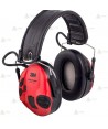Orejeras electrónicas 3M PELTOR SportTac con cazoletas rojas y negras (SNR 26dB)