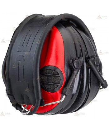 Orejeras electrónicas 3M PELTOR SportTac con cazoletas rojas y negras (SNR 26dB)
