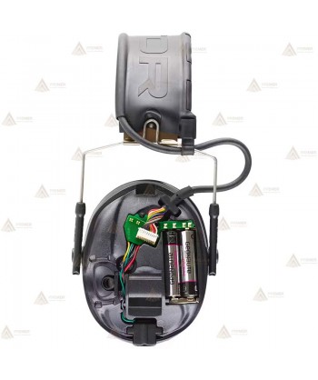 Orejeras electrónicas 3M PELTOR SportTac con cazoletas rojas y negras (SNR 26dB)