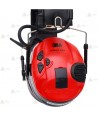 Orejeras electrónicas 3M PELTOR SportTac con cazoletas rojas y negras (SNR 26dB)