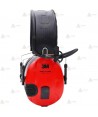 Orejeras electrónicas 3M PELTOR SportTac con cazoletas rojas y negras (SNR 26dB)