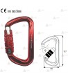 Mosquetón económico de aluminio Screw-Lock (22 kN)