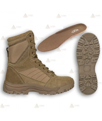Bota táctica de caña alta (9") con cordones color Coyote