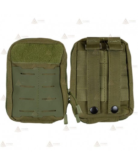 Bolsa auxiliar con sistema MOLLE muy económica y versátil color verde militar