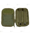 Bolsa auxiliar con sistema MOLLE muy económica y versátil color verde militar