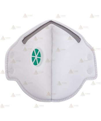 Mascarilla dolomita plegable y con válvula tipo  FFP3 NR D (3 unidades)