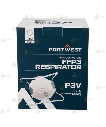 Mascarilla dolomita con válvula tipo FFP3 NR D ( 10 unidades )