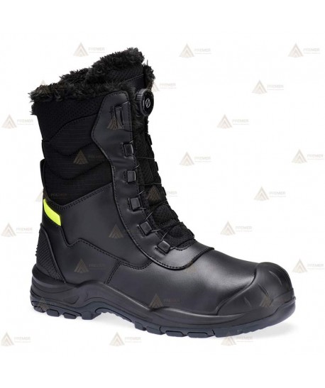 Botas táctica de piel y cordura con cordones de acero S3L SC HRO CI SR