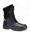 Botas táctica de piel y cordura con cordones de acero S3L SC HRO CI SR