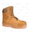 Bota de media caña no metálica con cremallera S3S HRO FO SC HI CI AN LG SR color beige