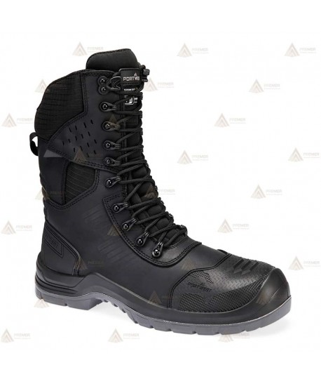 Botas táctica de piel y cordura con cremallera S7L ESD HRO LG FO SC CI SR