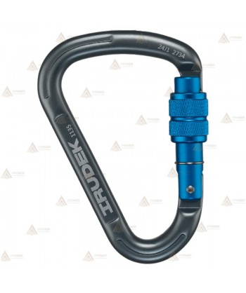 Mosquetón asimétrico de aluminio con cierre de rosca (Screw-Lock )   (25kN)