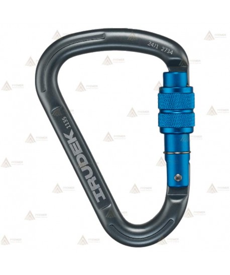 Mosquetón asimétrico de aluminio con cierre de rosca (Screw-Lock )   (25kN)