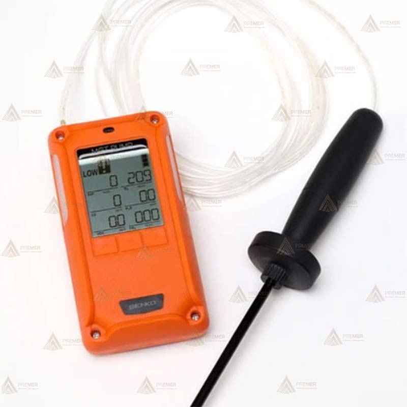 Detector multigás con con bomba de aspiración integrada para CH4/CO/H2S/O2/PID