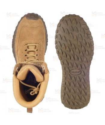 Botas  de piel y serraje de seguridad sin componentes metálicos