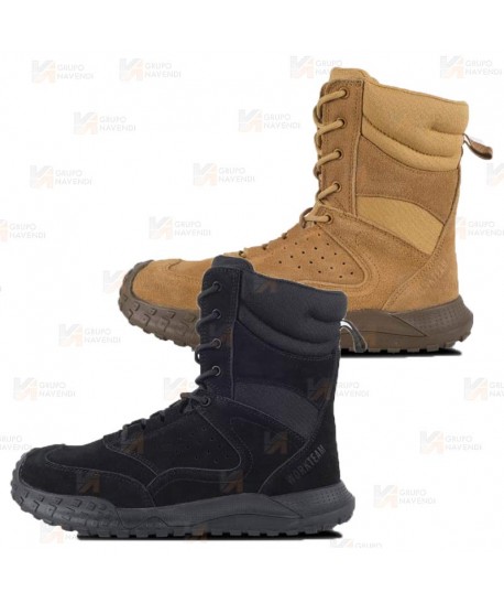Botas  de piel y serraje de seguridad sin componentes metálicos