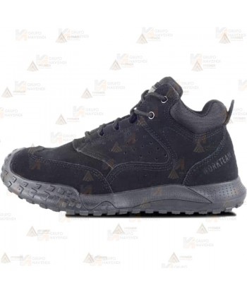 Botas  de piel y serraje de seguridad sin componentes metálicos color negro