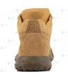 Botas  de piel y serraje de seguridad sin componentes metálicos color coyote