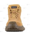 Botas  de piel y serraje de seguridad sin componentes metálicos color coyote