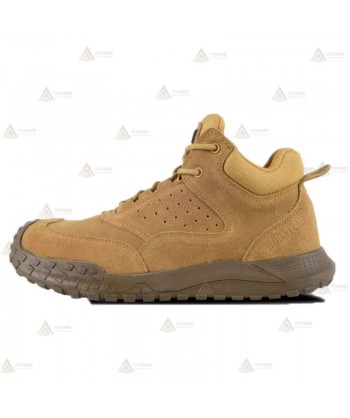 Botas  de piel y serraje de seguridad sin componentes metálicos color coyote