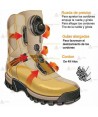 Bota forestal sin elementos de seguridad con suela Vibram y cierre BOA