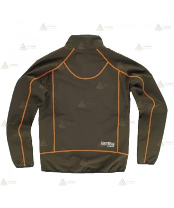 Cazadora en tejido elástico bicolor sin capucha verde caza / naranja flúor para Agentes Rurales