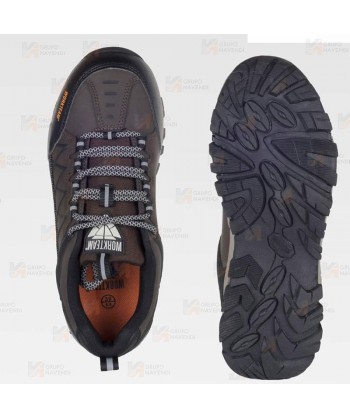 Zapatilla tipo trekking combinada y con cordones