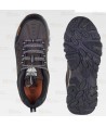 Zapatilla tipo trekking combinada y con cordones