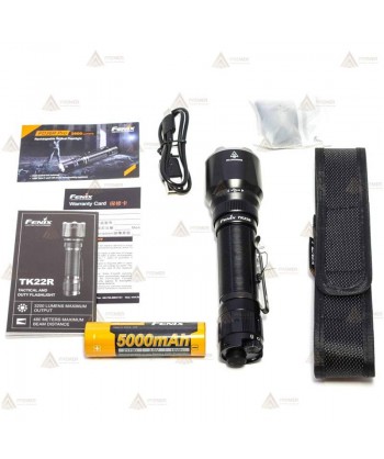 Linterna táctica de Fenix TK22R recargable con USB (3.200 lúmenes)