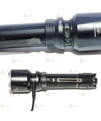 Linterna táctica de Fenix TK22R recargable con USB (3.200 lúmenes)