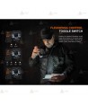 Linterna táctica de Fenix TK22R recargable con USB (3.200 lúmenes)