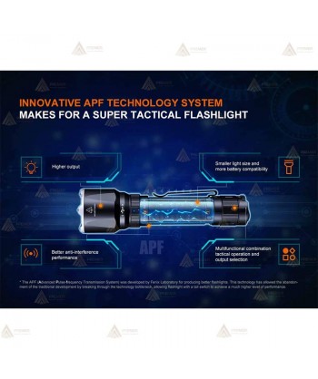 Linterna táctica de Fenix TK22R recargable con USB (3.200 lúmenes)