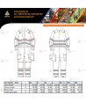 Buzo ignífugo, con forro, impermeable, transpirable, de alta visibilidad y multinorma para rescate y bomberos