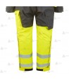 Buzo ignífugo, con forro, impermeable, transpirable, de alta visibilidad y multinorma para rescate y bomberos
