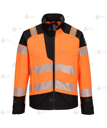 Cazadora softshell ignífuga Modaflame de alta visibilidad y multinorma  para rescate y bomberos