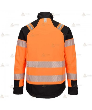 Cazadora softshell ignífuga Modaflame de alta visibilidad y multinorma  para rescate y bomberos