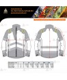 Cazadora softshell ignífuga Modaflame de alta visibilidad y multinorma  para rescate y bomberos