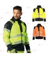 Cazadora softshell ignífuga Modaflame de alta visibilidad y multinorma  para rescate y bomberos