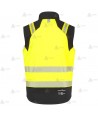 Chaleco softshell ignífugo Modaflame de alta visibilidad para bomberos y rescate