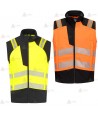 Chaleco softshell ignífugo Modaflame de alta visibilidad para bomberos y rescate