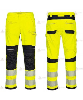 Pantalón ignífugo Modaflame de alta visibilidad y multinorma para rescate y bomberos