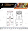 Pantalón ignífugo Modaflame de alta visibilidad y multinorma para rescate y bomberos