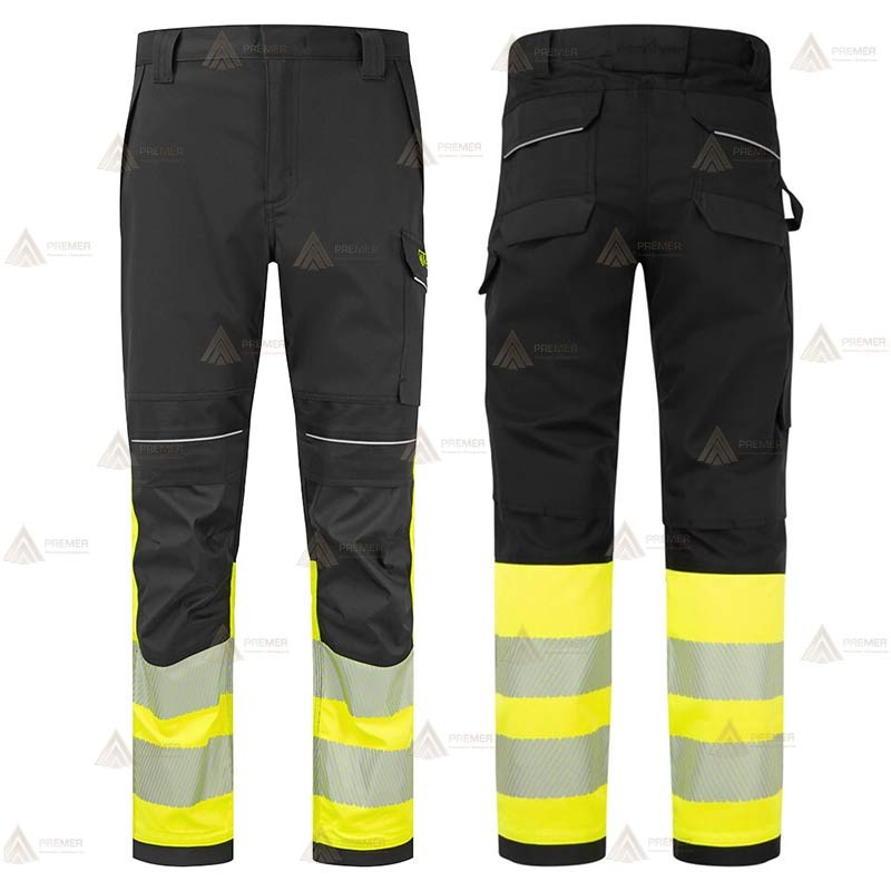 Pantalón ignífugo Modaflame de alta visibilidad y multinorma para rescate y bomberos