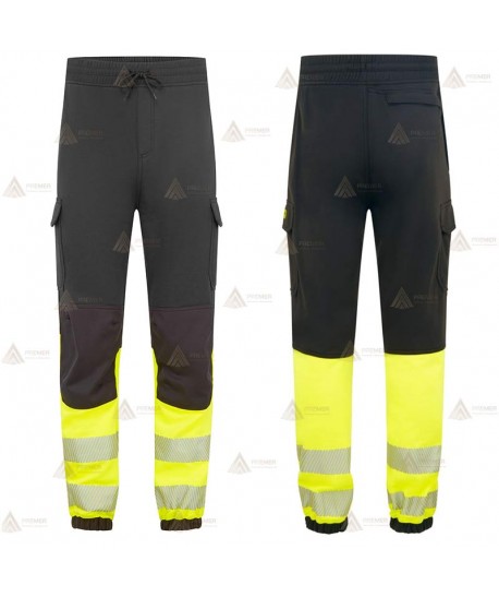 Pantalón Jogger ignífugo Modaflame de alta visibilidad y multinorma para rescate y bomberos